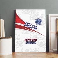 England Football WC2026 Canvas Wall Art Three Lions - Happy And Glorious