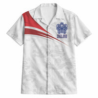 England Football WC2026 Custom Hawaiian Shirt Three Lions - Happy And Glorious