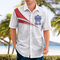 England Football WC2026 Custom Hawaiian Shirt Three Lions - Happy And Glorious