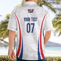 England Football WC2026 Custom Hawaiian Shirt Three Lions - Happy And Glorious