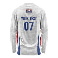 England Football WC2026 Custom Long Sleeve Shirt Three Lions - Happy And Glorious