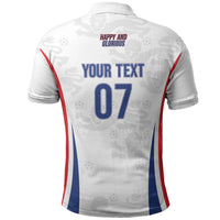 England Football WC2026 Custom Polo Shirt Three Lions - Happy And Glorious