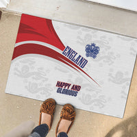 England Football WC2026 Rubber Doormat Three Lions - Happy And Glorious