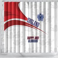 England Football WC2026 Shower Curtain Three Lions - Happy And Glorious