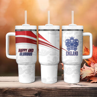 England Football WC2026 Tumbler With Handle Three Lions - Happy And Glorious