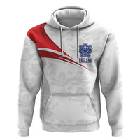 England Football WC2026 Custom Zip Hoodie Three Lions - Happy And Glorious