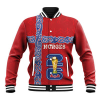 Norway Football WC2026 Custom Baseball Jacket Norges Landslaget Vikings