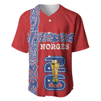 Norway Football WC2026 Custom Baseball Jersey Norges Landslaget Vikings