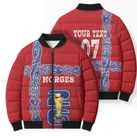 Norway Football WC2026 Custom Bomber Puffer Jacket Norges Landslaget Vikings