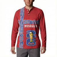 Norway Football WC2026 Custom Button Sweatshirt Norges Landslaget Vikings