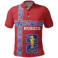 Norway Football WC2026 Custom Polo Shirt Norges Landslaget Vikings