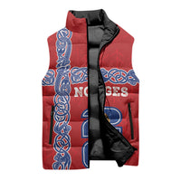 Norway Football WC2026 Custom Sleeveless Puffer Jacket Norges Landslaget Vikings