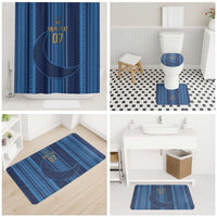 Saudi Football Al Zaeem Custom Bathroom Set Crescent Moon - Wonder Print Shop