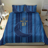 Saudi Football Al Zaeem Custom Bedding Set Crescent Moon - Wonder Print Shop
