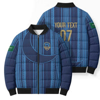 Saudi Football Al Zaeem Custom Bomber Puffer Jacket Crescent Moon - Wonder Print Shop