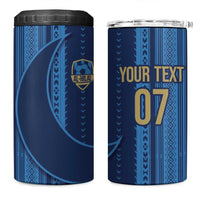 Saudi Football Al Zaeem Custom 4 in 1 Can Cooler Tumbler Crescent Moon - Wonder Print Shop