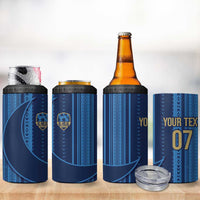 Saudi Football Al Zaeem Custom 4 in 1 Can Cooler Tumbler Crescent Moon - Wonder Print Shop