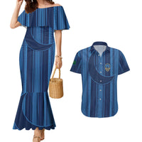 Saudi Football Al Zaeem Custom Couples Matching Mermaid Dress and Hawaiian Shirt Crescent Moon - Wonder Print Shop