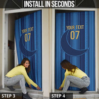 Saudi Football Al Zaeem Custom Door Cover Crescent Moon - Wonder Print Shop