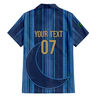 Saudi Football Al Zaeem Custom Family Matching Short Sleeve Bodycon Dress and Hawaiian Shirt Crescent Moon - Wonder Print Shop