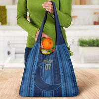 Saudi Football Al Zaeem Custom Grocery Bag Crescent Moon - Wonder Print Shop