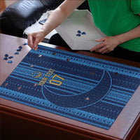 Saudi Football Al Zaeem Custom Puzzle Crescent Moon - Wonder Print Shop