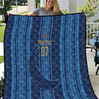 Saudi Football Al Zaeem Custom Quilt Crescent Moon - Wonder Print Shop