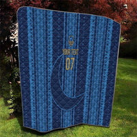 Saudi Football Al Zaeem Custom Quilt Crescent Moon - Wonder Print Shop