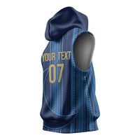 Saudi Football Al Zaeem Custom Sleeveless Hoodie Crescent Moon - Wonder Print Shop