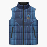 Saudi Football Al Zaeem Custom Sleeveless Puffer Jacket Crescent Moon - Wonder Print Shop