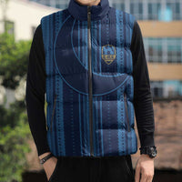 Saudi Football Al Zaeem Custom Sleeveless Puffer Jacket Crescent Moon - Wonder Print Shop