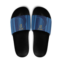 Saudi Football Al Zaeem Custom Slide Sandals Crescent Moon - Wonder Print Shop