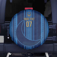 Saudi Football Al Zaeem Custom Spare Tire Cover Crescent Moon - Wonder Print Shop