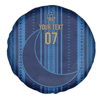 Saudi Football Al Zaeem Custom Spare Tire Cover Crescent Moon - Wonder Print Shop