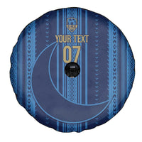 Saudi Football Al Zaeem Custom Spare Tire Cover Crescent Moon - Wonder Print Shop
