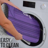 Saudi Football Al Zaeem Custom Bathroom Set Crescent Moon - Purple - Wonder Print Shop