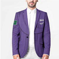 Saudi Football Al Zaeem Custom Blazer Crescent Moon - Purple - Wonder Print Shop