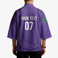 Saudi Football Al Zaeem Custom Kimono Crescent Moon - Purple - Wonder Print Shop