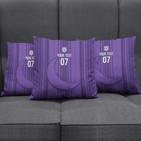 Saudi Football Al Zaeem Custom Pillow Cover Crescent Moon - Purple - Wonder Print Shop