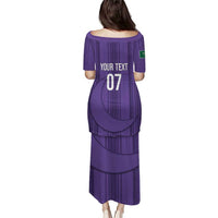 Saudi Football Al Zaeem Custom Puletasi Crescent Moon - Purple - Wonder Print Shop