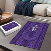 Saudi Football Al Zaeem Custom Puzzle Crescent Moon - Purple - Wonder Print Shop