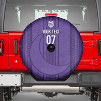 Saudi Football Al Zaeem Custom Spare Tire Cover Crescent Moon - Purple - Wonder Print Shop