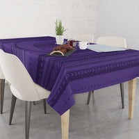 Saudi Football Al Zaeem Custom Tablecloth Crescent Moon - Purple - Wonder Print Shop