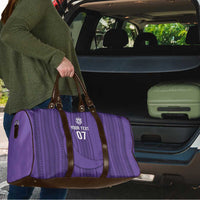 Saudi Football Al Zaeem Custom Travel Bag Crescent Moon - Purple - Wonder Print Shop