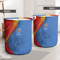 DR Congo Football 2026 Les Leopards Laundry Basket Glory Upon Glory - Wonder Print Shop