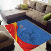 DR Congo Football 2026 Les Leopards Area Rug Glory Upon Glory - Wonder Print Shop