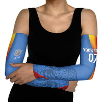 DR Congo Football 2026 Les Leopards Custom Arm Sleeves Glory Upon Glory - Wonder Print Shop