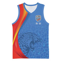 DR Congo Football 2026 Les Leopards Custom Basketball Jersey Glory Upon Glory - Wonder Print Shop