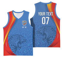 DR Congo Football 2026 Les Leopards Custom Basketball Jersey Glory Upon Glory - Wonder Print Shop