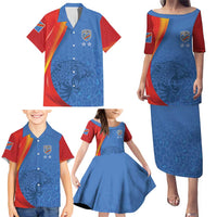 DR Congo Football 2026 Les Leopards Custom Family Matching Puletasi and Hawaiian Shirt Glory Upon Glory - Wonder Print Shop